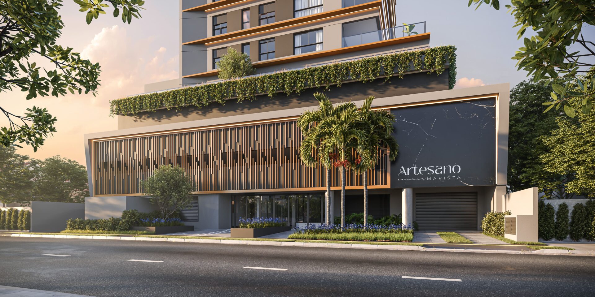 Artesano Reserva Marista — fachada do empreendimento